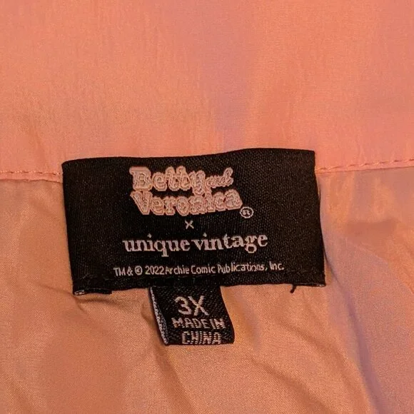 Unique Vintage Betty & Veronica 3X layered skirt Riverdale Archie Jughead EUC - Picture 8 of 10
